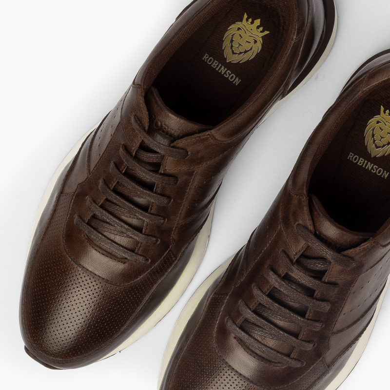 Genuine Leather sneaker 502-C